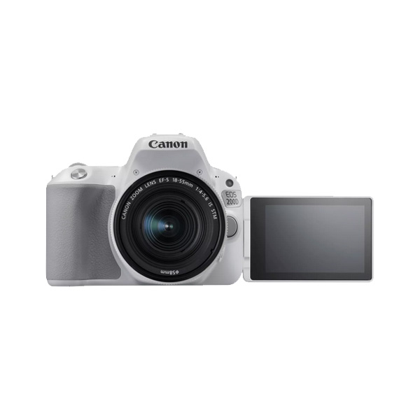 دوربین کانن مدل EOS 200D II 18-55 STM سفید