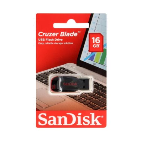 فلش سن دیسک Cruzer Blade USB 2.0 ظرفیت 16 گیگابایت SDCZ50-B35