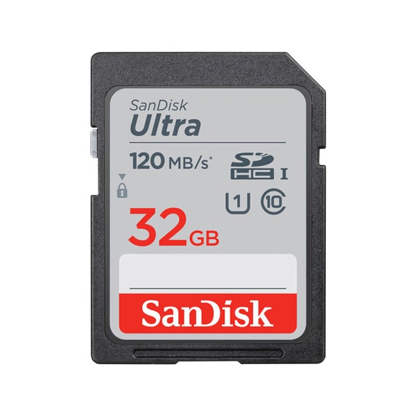 رم سن دیسک SD Ultra کلاس 10 ظرفیت 32 گیگابایت سرعت 120 مگابایت برثانیه SDSDUN4-32G-GN6IN
