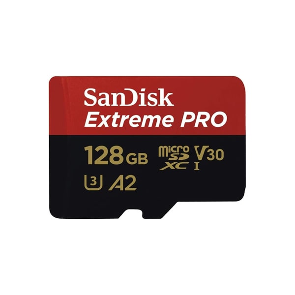 رم سن دیسک MicroSD Extreme Pro ظرفیت 128 گیگابایت A2 سرعت 170 مگابایت برثانیه SDSQXCY-128G-GN6MA