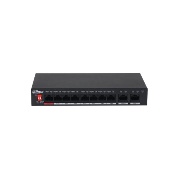 سوئیچ شبکه داهوا مدل DH-PFS3010-8ET-96