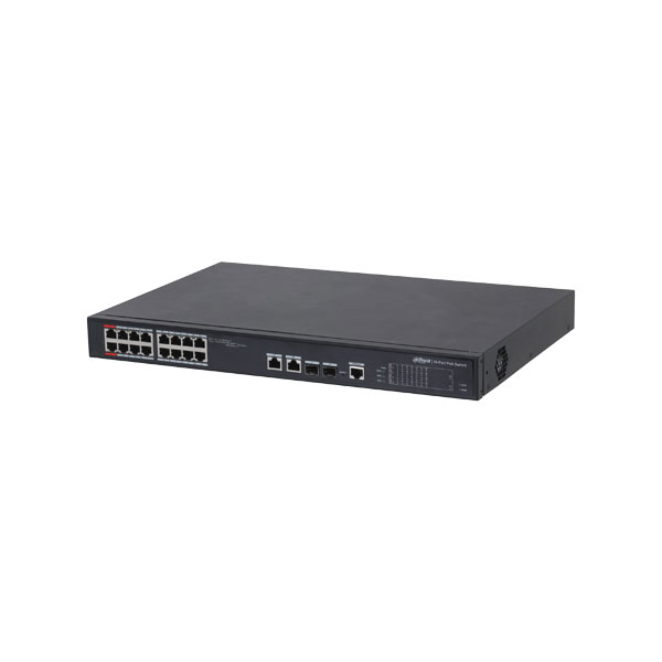 سوئیچ شبکه 16 پورت داهوا مدل DH-PFS4218-16ET-240-V3